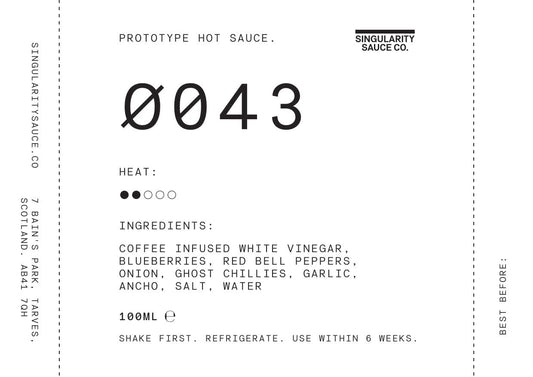 Prototype hot sauces available